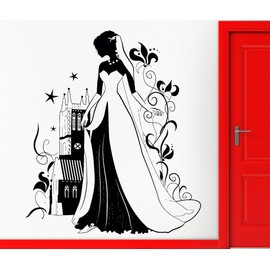 Wall Sticker Vinyl Decal Fairy from Fairytale Kingdom Decor Cinderella Dream Decor for Kids (z2397)