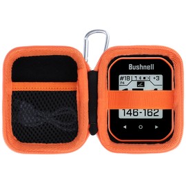Lebakort Storage Case Compatible with Bushnell Golf Phantom 3 2 Slope/Swami KISS 2.0 Handheld Golf GPS Ragnefinder (Orange Case)
