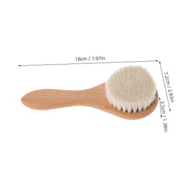 Totority 2pcs Bathing Hair Hair Brush Cleaning Scrub Brush Brushes Hair Brush Scalp Massager Shampoo Brush Hair Bath Brush Hair Scrubber Wooden