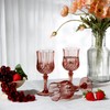 XUWAIDSGN 7oz Plastic Vintage Wine Glasses Drinking Glasses Unbreakable Wedding