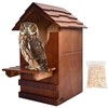Large Owl House, 15'' x 10'' x 7'' Wooden Screech