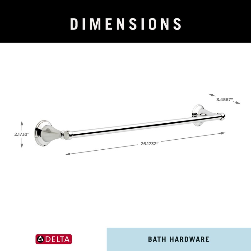 Delta 70024 Windemere 24 in. Wall Mount Towel Bar Bath
