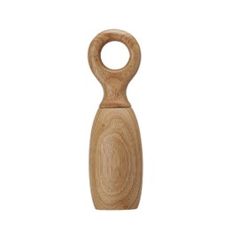 Bloomingville Rubberwood Classic Salt and Pepper Mill, Natural