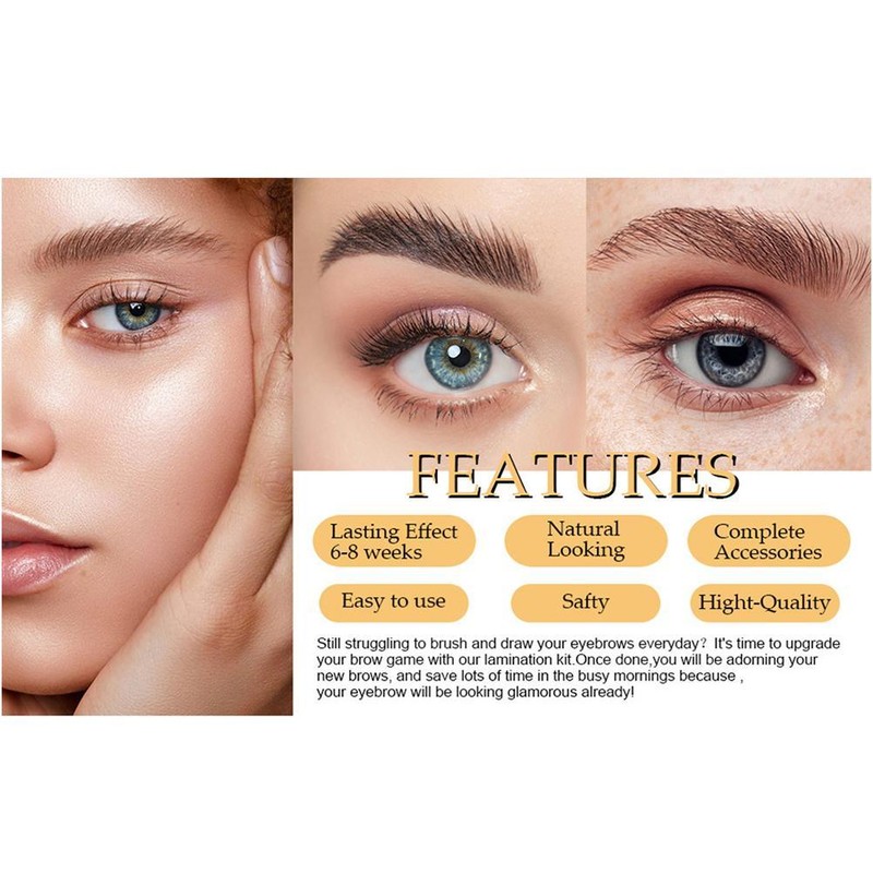 Brow Eyelash Lamination Kit 3D Effect Brow Lift Eyebrow Lifting