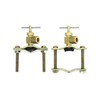 QWORK Self-Tapping Saddle Valve, Pack of 2, Copper Needle Valve