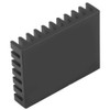 Pack of 5 Aluminium Heatsinks, PCB Cooler for CPU Electronic