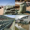 Empty Sandbags Military Green with Ties (Bundle of 10) 14"
