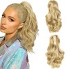 XFSRG Haarverlängerung Clip‑In Pferdeschwanz 12 Zoll Lockige & Wellige Ponytail