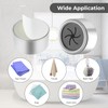 Prasacco 6 Pcs Self Adhesive Dish Towel Holder - Round