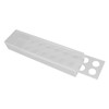 Clear Acrylic Flower Vase Multi Holes Elegant Decorative Long Rectangle