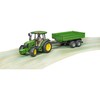 John Deere 5115M with Trailer