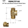 Merrill MFG PRVNL757100 3/4" No-Lead Pressure Relief Valve, 100 PSI