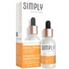 Simply Solution Suero Facial con Vitamina C 20%, Antioxidante, Anti-manchas,