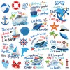 25Pcs Cruise Door Magnets Decorations, Funny Nautical Cruise Ship Magnets