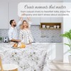 KP HOME Wipe Clean Tablecloth Rectangular 78.7"x 55.1" (200x140cm) -