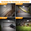 UME Battery Powered Motion Sensor Outdoor Lights 302 LED 1800LM,