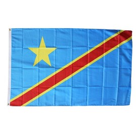 Democratic Republic of Congo - 3 ft x 5 ft Polyester World Flag