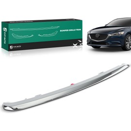 YHTAUTO Front Bumper Cover Molding Compatible with Mazda 6 2018-2021, Chrome Bumper Trim Moldings, Front Left Driver Side Lower