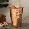 ANCIENTIMPEX Hammered Copper Tumbler, Lacquered-Free, Unlined and UNCOATED - 550