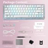 Ainbell Base68 Cute Candy Wireless Mechanical Keyboard - Chocomint Switch