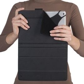 Rivacase leatherette bag with magnet clip for tablet black black 10,1 Zoll