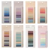 1600Pcs Sticky Tabs, Transparent Sticky Notes Flags Pastel Book Tabs