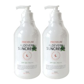 Dr. Moon Aloe Vera Sun Cream 500ml (SPF50+) x 2 / Circle / 닥터문 알로에베라 선크림 500ml(SPF50+) x 2개  써클