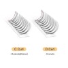 Quewel 7D Premade Volume Eyelashes Extension 0.07mm Russian Fan Individual