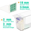 Breastmilk Storage Container with L Shaped Separator Boards, Dividers Will