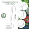 20Pcs Small Plastic Ladle, 20cm Clear Mini Ladle 1 oz