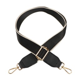 OTOTEC Adjustable Shoulder Strap Replacement Removable Bag Belt with Metal Swivel Hooks for Messenger Bag Clutch Duffel Bag Outdoor Sports Bags, black