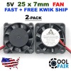 Gdstime 5V 25mm Cooling Fan 2507 25x25x7mm DC Mini Computer