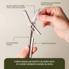 Leaf Shave Reusable Dermaplaner, Chrome