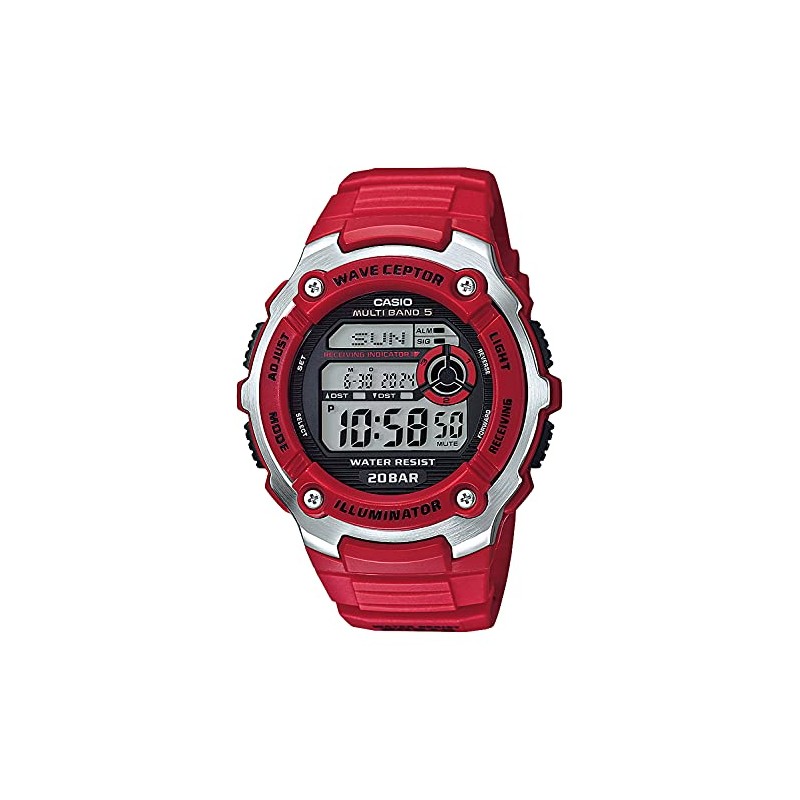 Casio WV-200 Watch, Casio Collection, red, Newest model