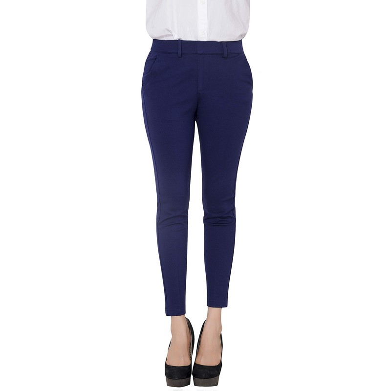 Marycrafts - Pantalones de trabajo para mujer, elásticos, para yoga,
