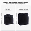 SUNNY BIRD Insulated Lunch Bag Rolltop Lunch Box for Women,