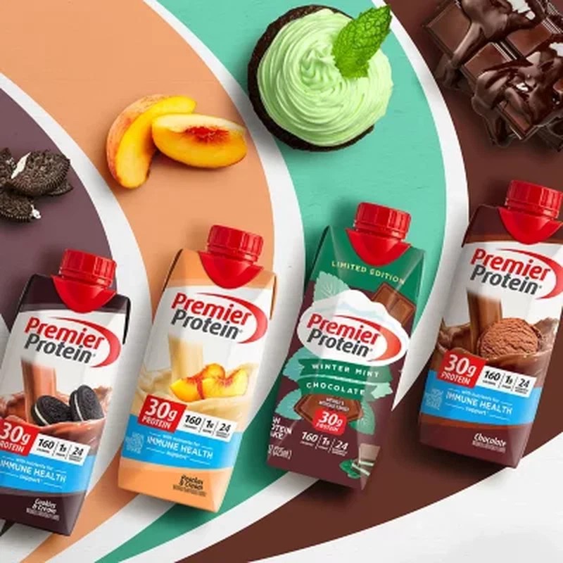 Premier Protein 30G High Protein Shake, Winter Mint Chocolate 11