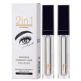 Luxury Eyelash Enhancing Serum - Nourishing Formula for Curled, Dense & Resilient Lashes, 2-Pack Strengthening Treatment