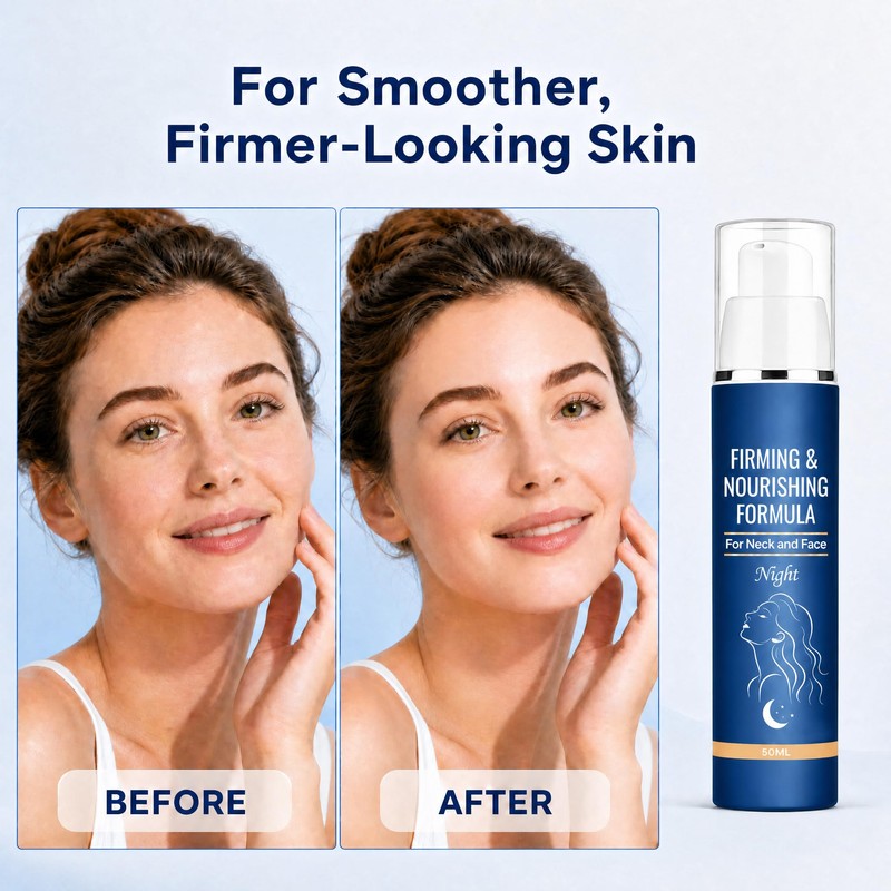Clariveil Firming & Nourishing Night Cream for Neck and Face,