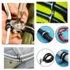 52Pcs Cable Clamps Assortment Kit, 304 Stainless Steel Rubber Cushioned
