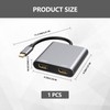 USB C HDMI Splitter, USB C to Dual HDMI Adapter