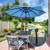 Patio Table Umbrella Hole Rings, 4 Pcs Silicone Patio Table