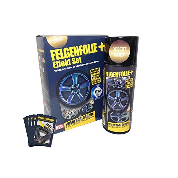 Mibenco 71000032 Rim Foil Effect Set, 2 x 400 ml