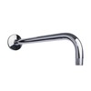 12" SHWR ARM W/FLANGE CHROME