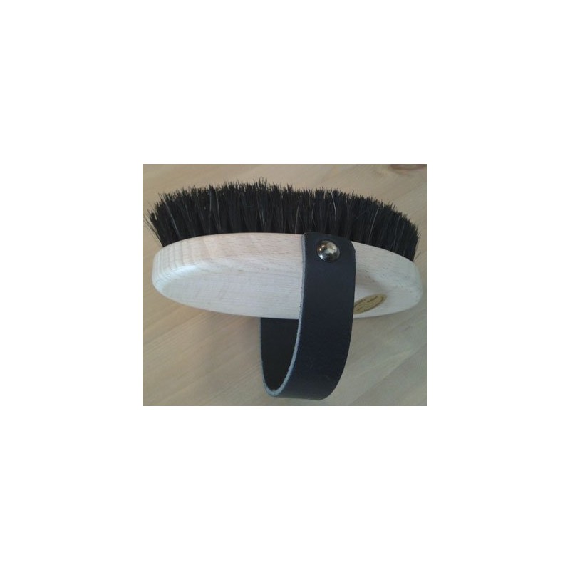 William Leistner Organic Horse Head Grooming Brush with Horsehair