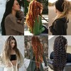 Samtress Double Ended Dreadlock Extensions 24 Inch Copper Red Synthetic