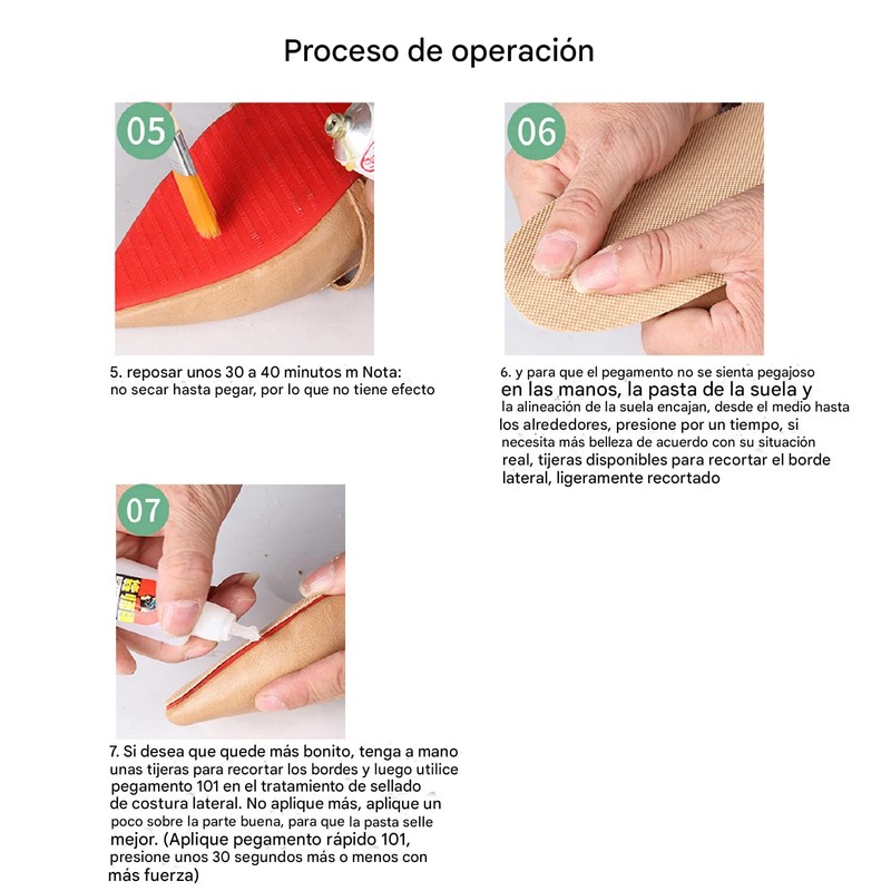 Shoe Rubber Sole Repair Soft Self Tapping Sole Non-Slip Film