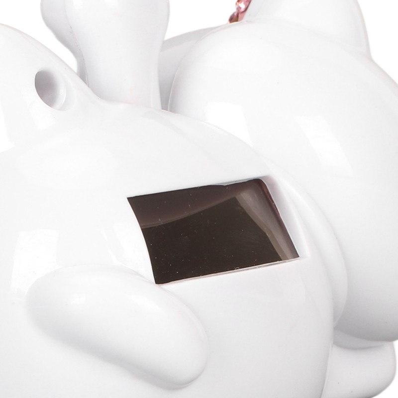 Lucky Cat Ornaments Solar Power Waving Arm Lucky Cat Statue
