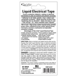 STAR BRITE Liquid Electrical Tape Black 1 OZ. Tube (084154)