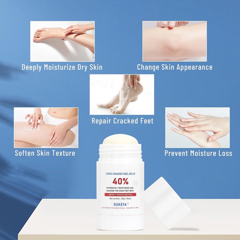 OUKEYA Barra de Urea 40% Hidratante de Aplicación Directa 30g
